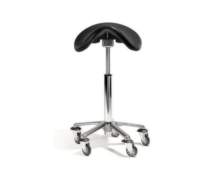 Taburet na kolieskach Sibel Saddle XL - ierny