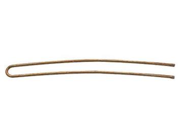 Zakriven vlsenka Sibel - 8,2 mm, bronzov - 8 ks