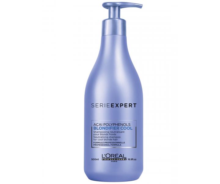 Neutraliza�n� �amp�n pre blond vlasy Lor�al Blondifier Cool - 500 ml