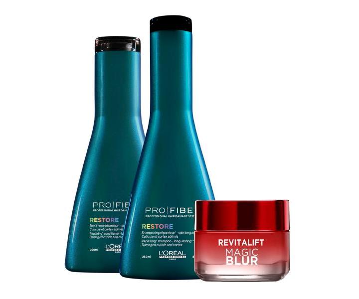 Loral Pro Fiber Restore ampn a starostlivos + PLEOV KRM