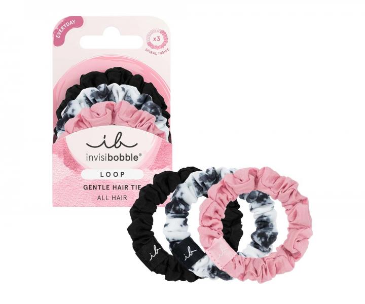 Ozdobn pirlov gumiky Invisibobble Sprunchie Loop Be Gentle - 3 ks