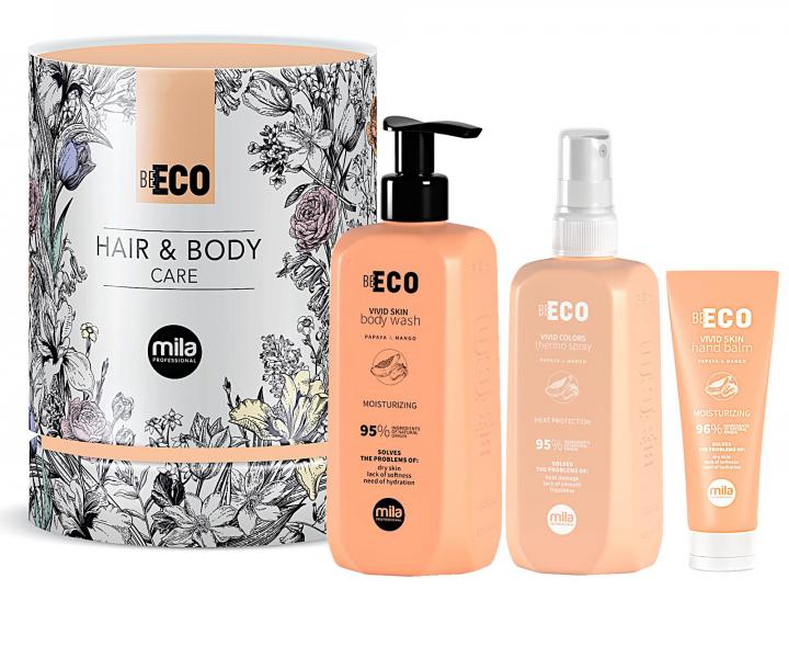 Dar�ekov� sada na starostlivos� o cel� telo Mila Professional Be Eco Hair & Body Care Vivid