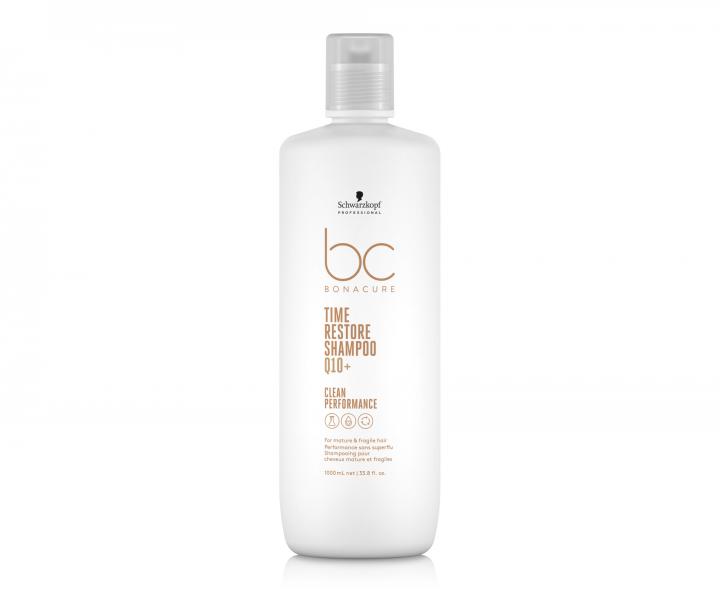 ampn pre krehk a zrel vlasy Schwarzkopf Professional BC Bonacure Time Restore Shampoo - 1000 ml