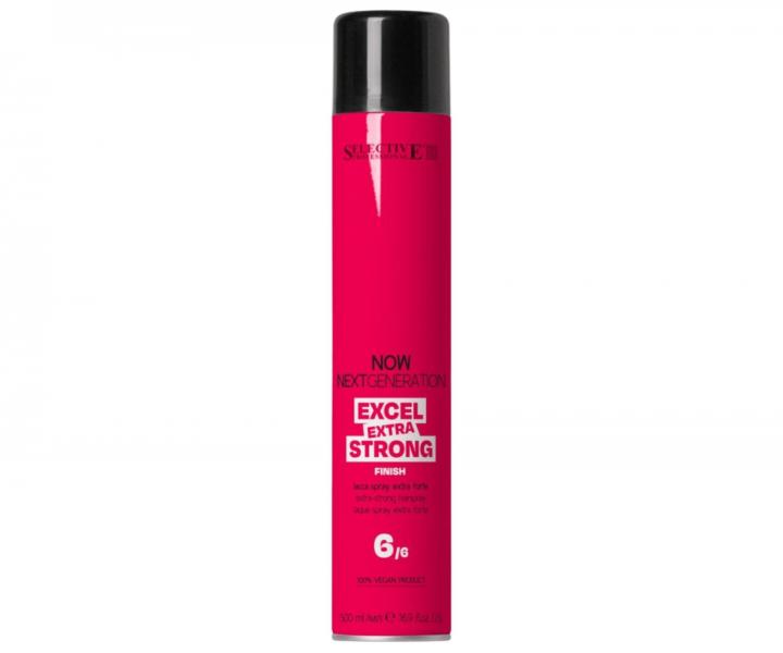 Lak na vlasy s extra silnou fixciou Selective Professional Next Generation Excel Extra Strong Finish - 500 ml