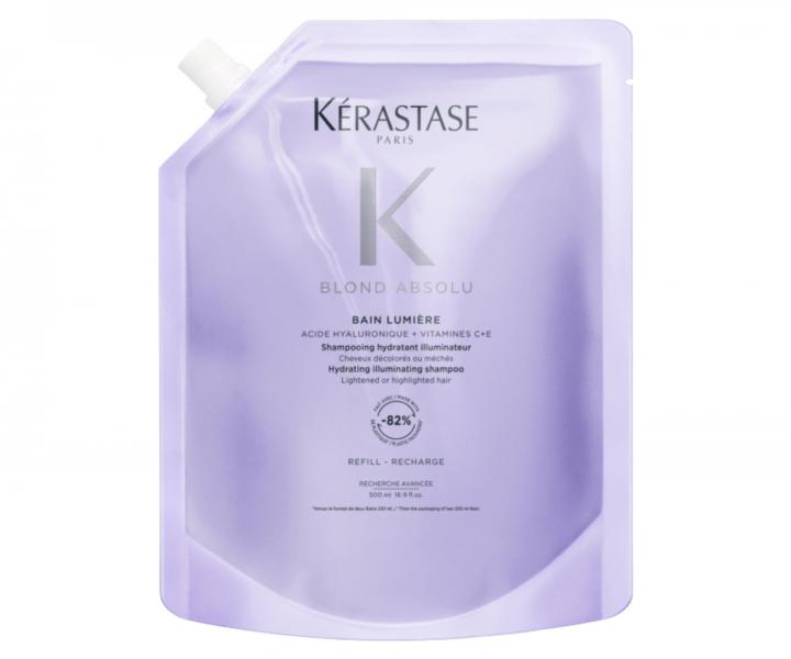 Rozjas�uj�ci �amp�n pre blond vlasy K�rastase Blond Absolu Bain Lumi�re - 250 ml + n�hradn� n�pl� 500 ml