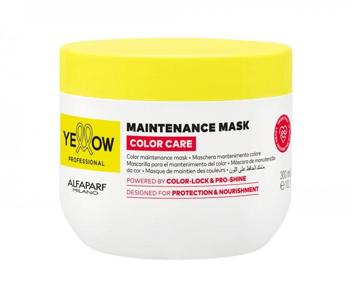 Maska na zachovanie farby farben�ch vlasov Yellow Professional Color Care Maintenance Mask - 300 ml