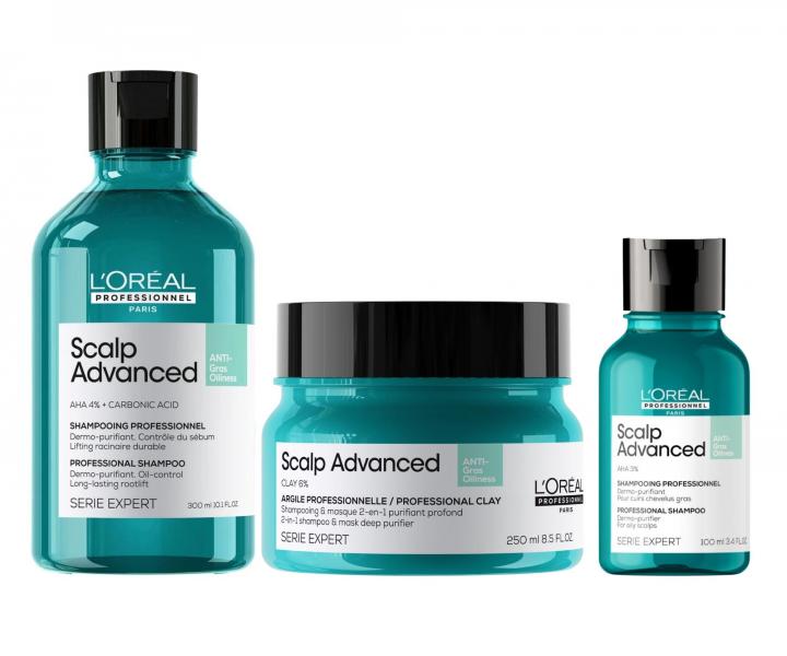Sada pre mastiaciu sa vlasov� poko�ku Lor�al Professionnel Scalp Advanced + �amp�n 100 ml zadarmo