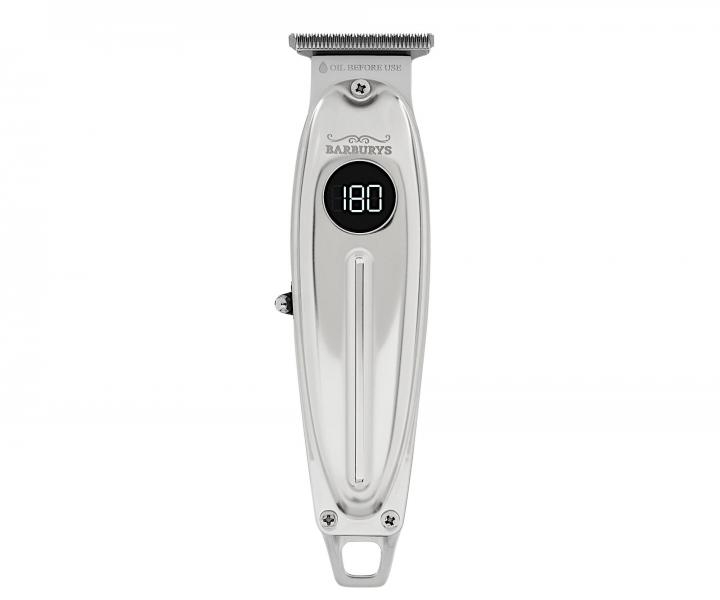 Profesionlny kontrovac strojek na vlasy Sibel Barburys Max - strieborn