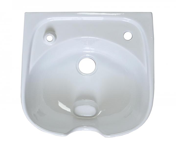 Barber umvadlo Bellazi - keramick, hranat biele