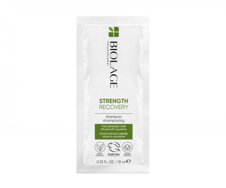 �amp�n pre po�koden� vlasy Biolage Strength Recovery Shampoo - 10 ml (bonus)