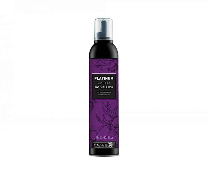 Krmov pena na neutralizciu ltch tnov Black Platinum No Yellow Mousse - 200 ml