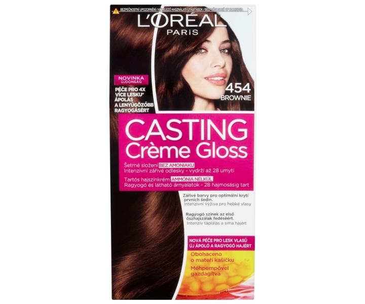 Preliv bez amoniaku Loral Casting Crme Gloss - 454 brownie