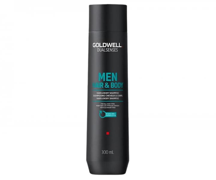 ampn 2v1 pre vetky typy vlasov Goldwell Dualsenses Men Hair & Body - 300 ml