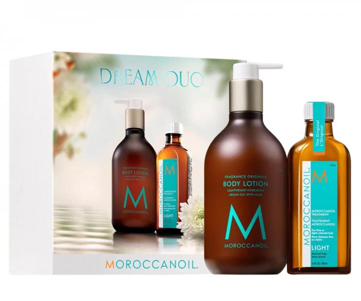 Dar�ekov� sada �ahkej olejovej starostlivosti a telov�ho mlieka Moroccanoil Dream Duo Light