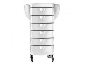 Kaderncky pracovn vozk Ceriotti Duo, 6 zsuviek - biely