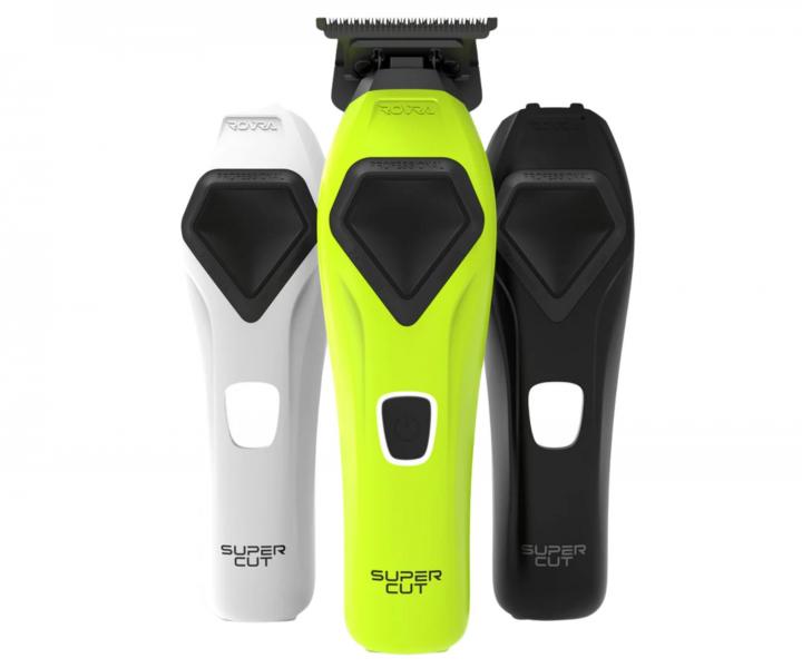 Profesion�lny kont�rovac� stroj�ek na vlasy s v�menn�mi krytmi Rovra Supercut Professional Trimmer RT-89 - zelen�/biely/�ierny
