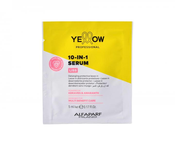Bezoplachov� s�rum na uhladenie vlasov Yellow Professional Liss Smoothing 10-IN-1 Serum - 5 ml (bonus)