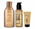 Vy�ivuj�ci rad pre such� a krehk� vlasy Redken All Soft - sada - �amp�n + viac��elov� olej + kondicion�r 50 ml zadarmo