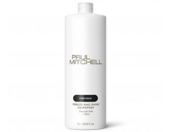 Lak na vlasy bez aeros�lu so silnou fix�ciou Paul Mitchell Firm Hold Freeze and Shine Hairspray - 1000 ml, n�hradn� n�pl�