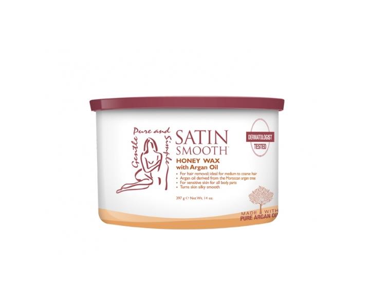 Depila�n� vosk s medom a arganov�m olejom Satin Smooth - 397 g