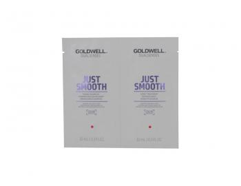 Šampón a kondicionér k uhladenie vlasov Goldwell Just Smooth - 2 x 10 ml