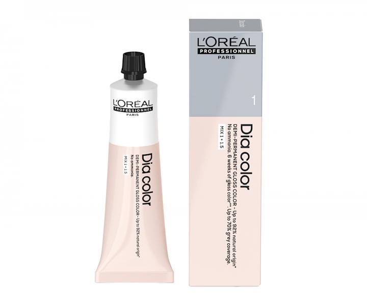 Preliv na vlasy Loral Professionnel Dia color 60 ml - 1 ierna
