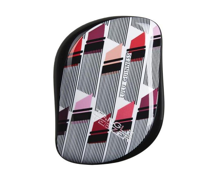 Kefa na vlasy Tangle Teezer Compact - Lulu Guinness, ierny