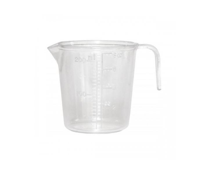 Kaderncka odmerka s ryskami Sibel - 200 ml, plastov