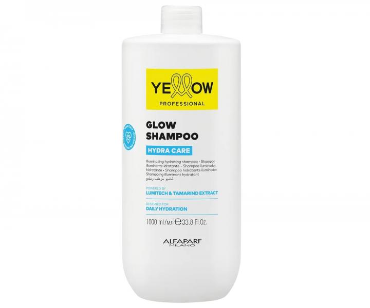 Rozjas�uj�ci hydrata�n� �amp�n pre vlasy bez lesku Yellow Professional Hydra Care Glow Shampoo - 1000 ml