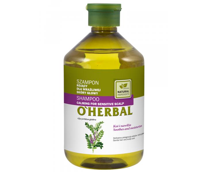 Upokojujci ampn pre citliv pokoku hlavy s extraktom zo sladkho drievka O`Herbal - 500 ml