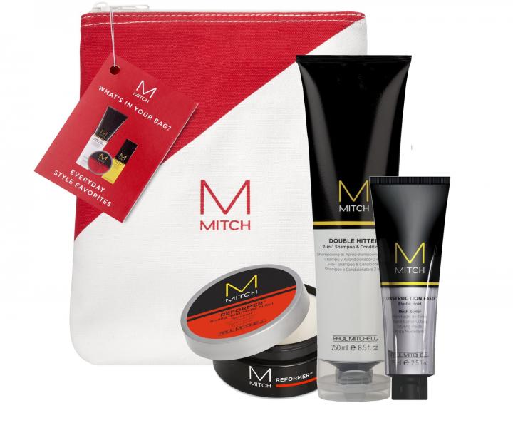 Sada pre mu�ov Paul Mitchell Mitch - �amp�n, pasta s fix�ciou, stylingov� pasta + ta�ti�ka zadarmo