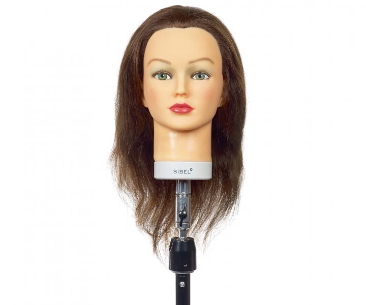 Cvin hlava s prrodnmi vlasmi Sibel Cathy - svetlo hned, 15-35 cm