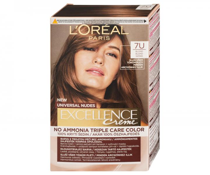 Permanentn farba Loral Excellence Universal Nudes 7U blond