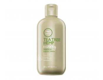 Regeneračný šampón a sprchový gél s konopným olejom Paul Mitchell Tea Tree Hemp - 300 ml