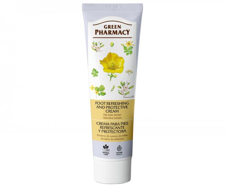 Osvieujci a ochrann krm na nohy Green Pharmacy Foot Refreshing and Protective Cream - 100 ml