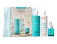 Dar�ekov� sada pre regener�ciu po�koden�ch vlasov Moroccanoil Repair Collection + bezoplachov� starostlivos� a ta�ti�ka zadarmo