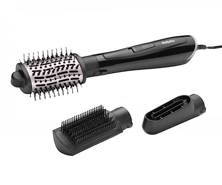 Teplovzdun ionizan kefa na vlasy Babyliss Style Smooth AS128E - 1000 W, ierna