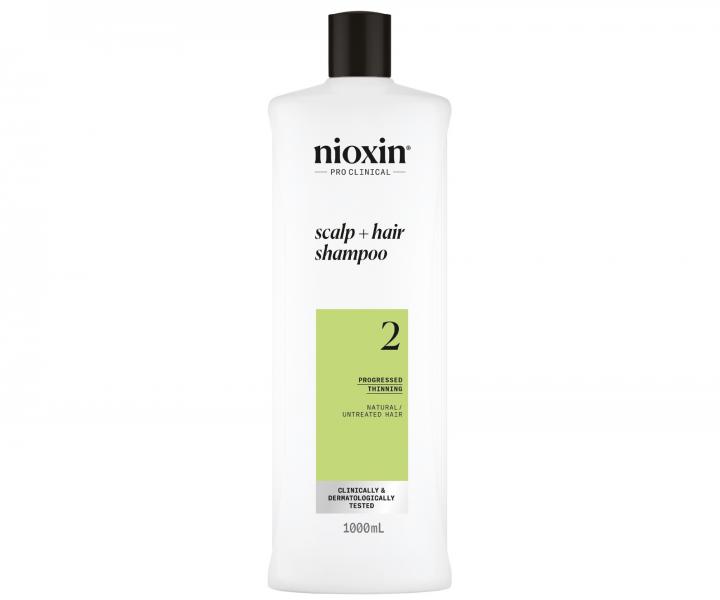 istiaci ampn pre silne rednce prrodn vlasy Nioxin System 2 Scalp + Hair Shampoo
