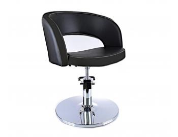 Kadern�cke kreslo Detail Rio - �ierne - II. akos�, hrdza na podstavci, vada ko�enky