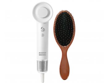 F�n na vlasy Kiepe Professional Home Precision BLDC Hair Dryer - 1100 W, biely + kefa Kiepe zadarmo