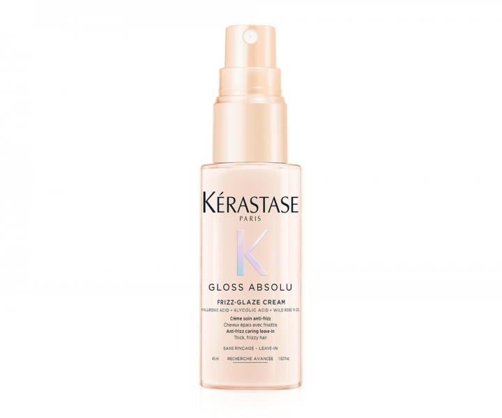 Stylingov� kr�m pre pevn� a krepat� vlasy K�rastase Gloss Absolu Frizz-Glaze Cream - 45 ml