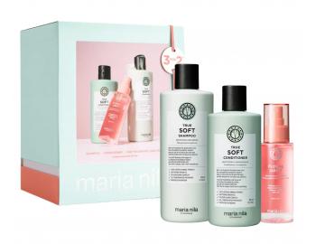 Darekov sada na hydratciu suchch vlasov s arganovm olejom Maria Nila True Soft Holiday Box