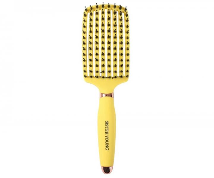 Kefa na roz�es�vanie a f�kanie vlasov s divia��mi a nylonov�mi �tetinami Sister Young Ovia Hair Brush - �lt�