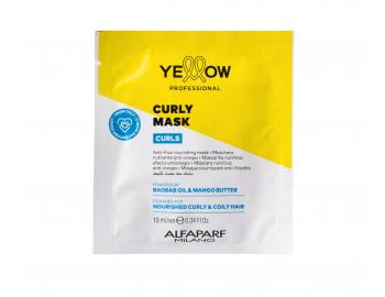 Maska pre vlnit�, kudrnat� a afro vlasy Yellow Professional Curls Curly Mask - 10 ml (bonus)