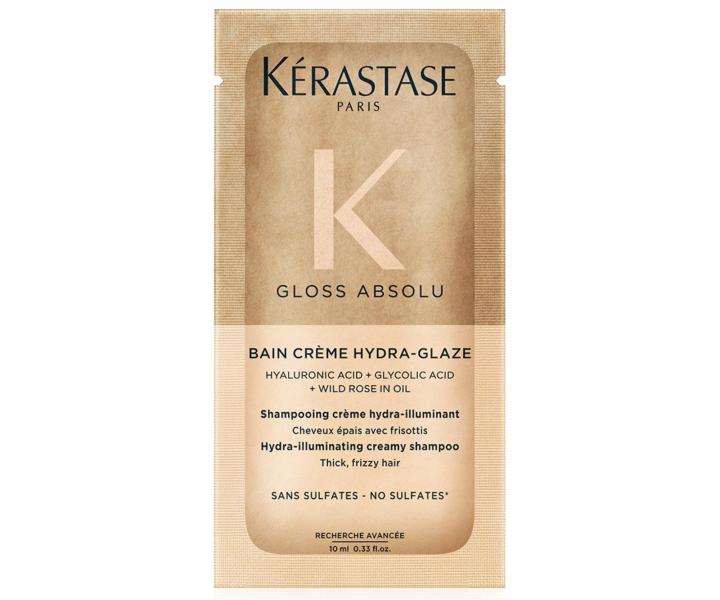 Stylingov� kr�m pre pevn� a krepat� vlasy K�rastase Gloss Absolu Frizz-Glaze Cream - 10 ml (bonus)