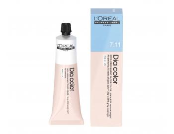 Preliv na vlasy Lor�al Professionnel Dia color 60 ml - 7.11 blond hlbok� popolav�