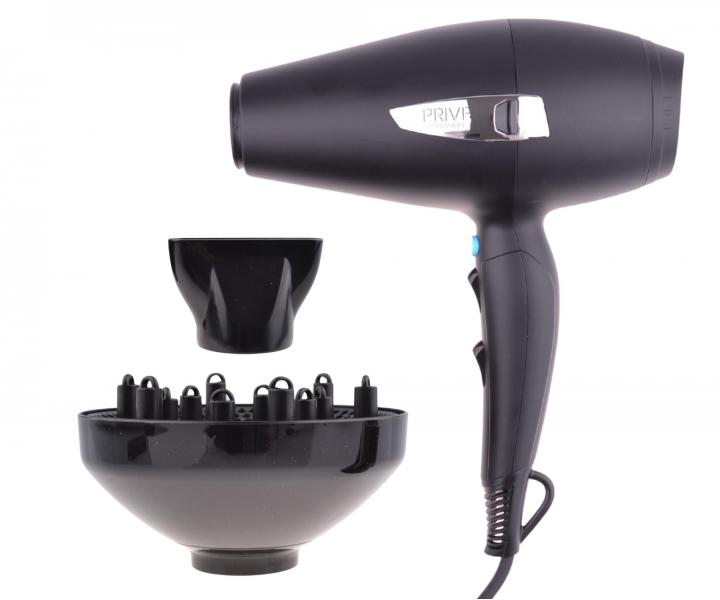 Profesion�lny f�n na vlasy Kiepe Priv� Hyper+ Professional - 2100 W, �ierny