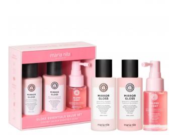 Dar�ekov� cestovn� sada pre lesk a uhladenie vlasov Maria Nila Mirror Gloss Essentials Value Set