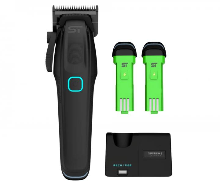 Profesion�lny strihac� stroj�ek s v�menn�mi bat�riami Supreme Trimmer Recharge STC779 - �ierny