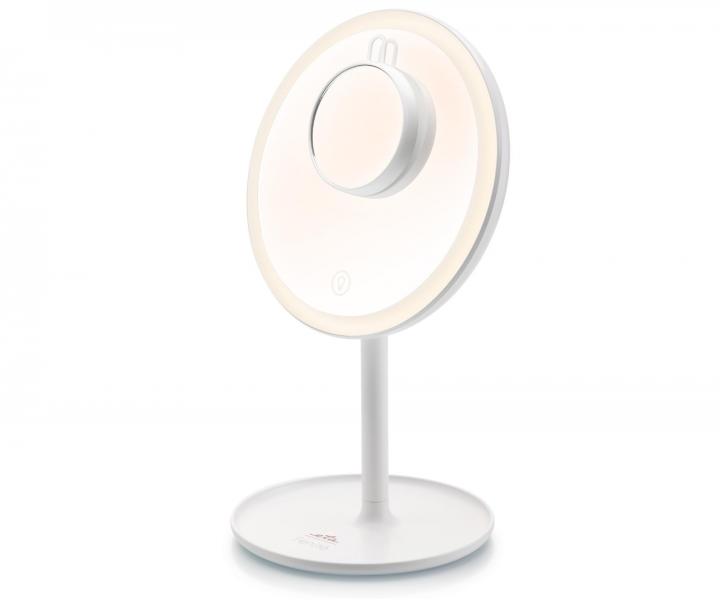 Kozmetick zrkadlo s LED osvetlenm a zvovacm zrkadlom ETA Fenit 1354 - biele